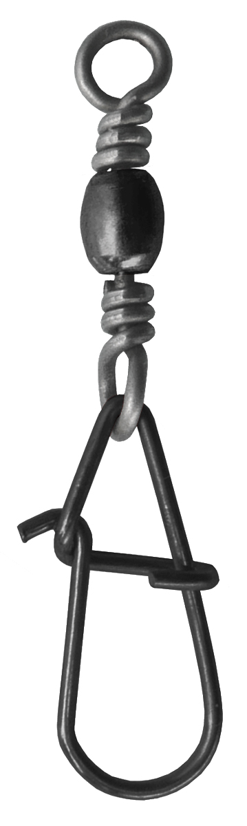 ProfiBlinker High Energy XXX-Strong Action Fastlock Wirbel in Silber-Schwarz / Tragkraft 31,6 kg / Größe 12 / 5er Pack