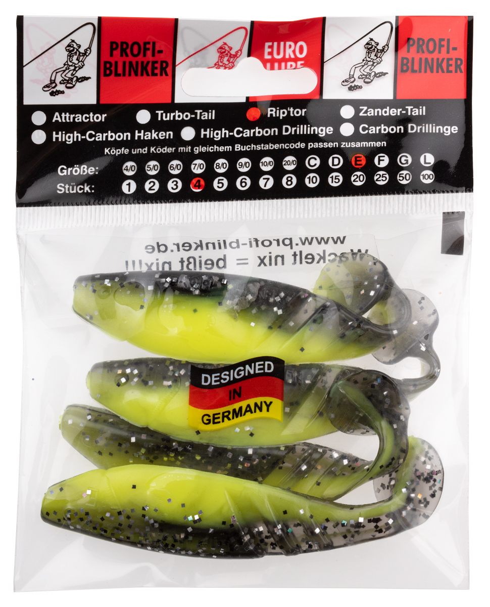 ProfiBlinker Riptor Größe E 10cm Feuer-Gelb / Neon-Gelb / 4er Pack 